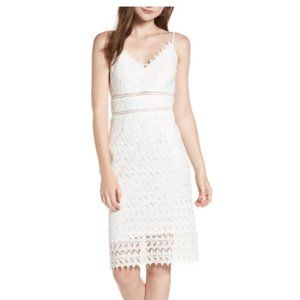 Nordstrom White Lace Sheath Dress NWOT